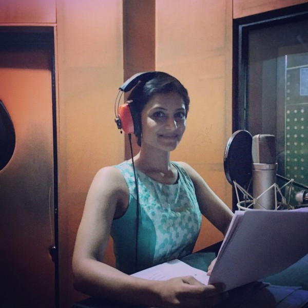 Miss India Australia ZENIA STARR in a studio for “My Birthday Song”